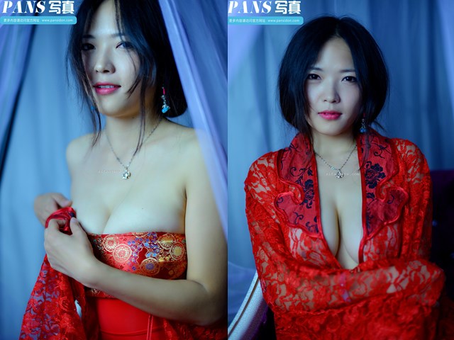 【pans精品】巨乳女神【雨涵】可甜可辣小女警 浴缸沐浴 红色唯美古装