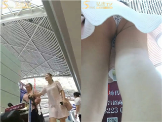 最火的机场露脸抄底，个个高颜值