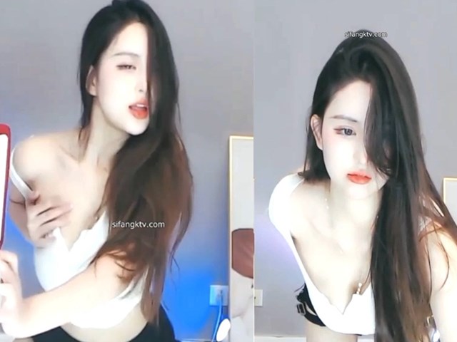 【虎牙】超美女神【苏樱】直播骚舞被封，露乳球少量乳晕