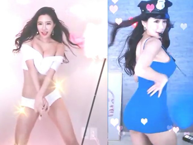 AFTV韩国热榜主播 【呆梦  智媛 贝拉】白皙大长腿 童颜雪乳 跳舞给欧爸看