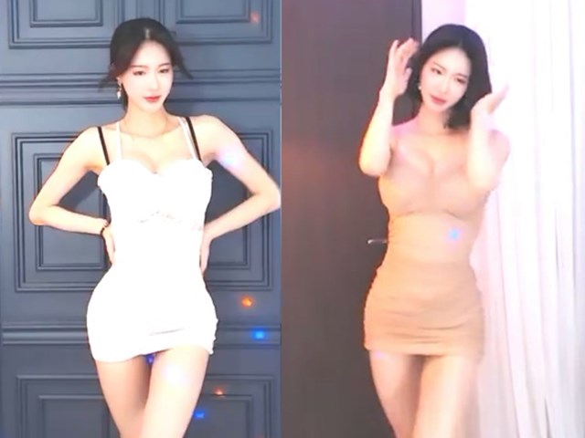 AFTV韩国热榜主播 【多允 皮丘  朴素恩】紧身迷你裙快走光了 超美红色薄纱兔女郎