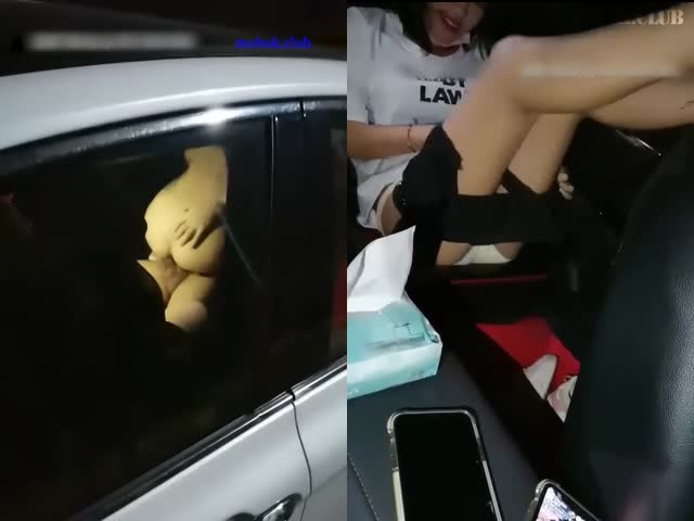 鸡头开车带妹子空降同城眼镜小哥指定地点车震