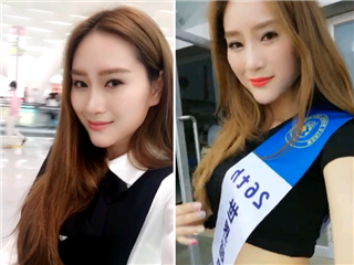 性感车模毛婷拍酸奶广告被摄影师咸猪手指奸