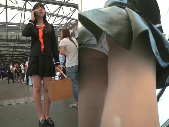 「动漫展裙底风光」展场内的各式各样小内内