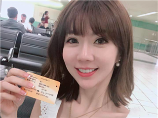 臉蛋精致.長相甜美的華航空姐Qbee張比比出軌婚外情