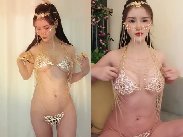 九头身170CM极品御姐,装扮异域风情,肥臀大长腿炮机自慰