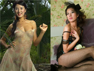 因拍摄成人画报引起诽议的“2008韩国小姐”季军得主金喜庆