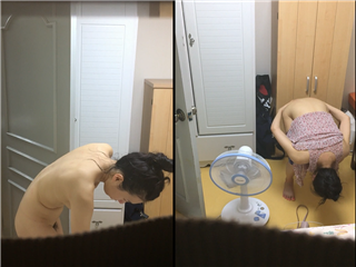 变态房东趴窗偷窥美女房客换衣服