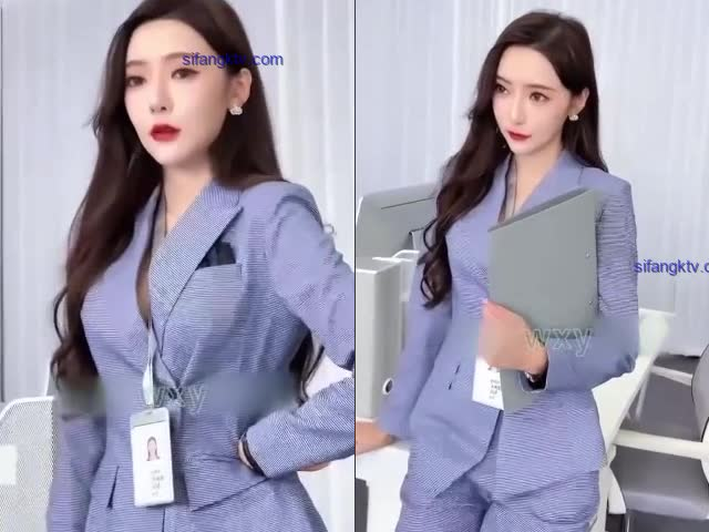 王馨瑶 公司女经理 人前端庄背地里超骚反差婊