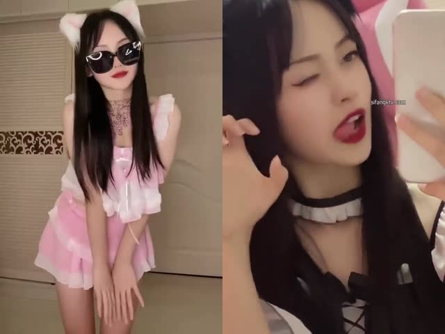 抖音清纯女神【野狗】新！尺度超大特写掰穴，超级粉嫩