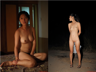 跟白虎清纯妹打野战