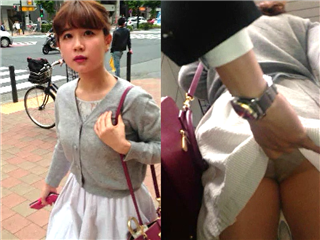 捷运偷拍裙底风光