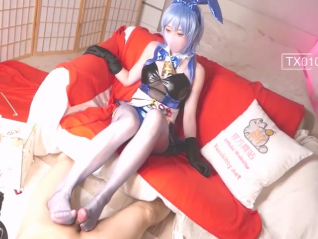 嫩鲍网红 柚子猫 原神兔女郎甘雨庆新春