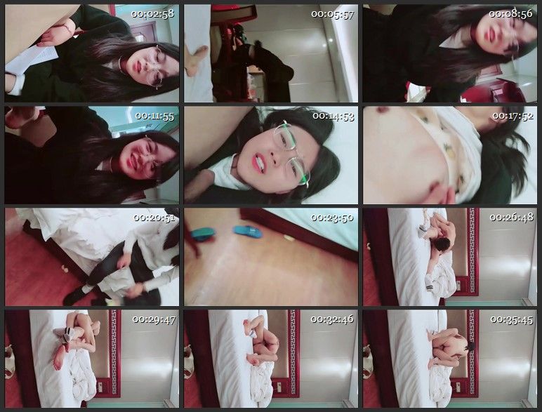 百度云泄密流出看似乖乖女的贵州师范学院刘X娟带着作业本和社会混混男友开房方言对白