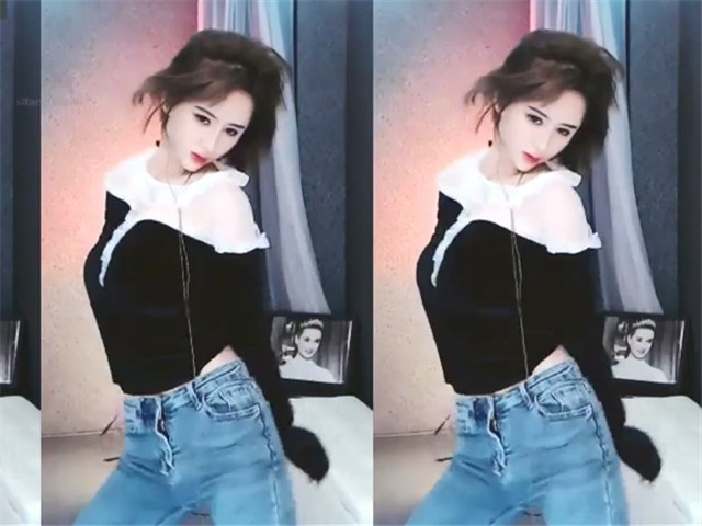 【虎牙主播】高颜值完美身材【中国蓝-月月王】妩媚舞蹈