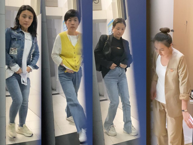 商场卫生间偷拍气质女神尿尿 两片屁股很美 高跟鞋美女露逼