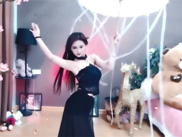 【虎牙主播】高颜值完美身材【中国蓝-月月王】妩媚舞蹈