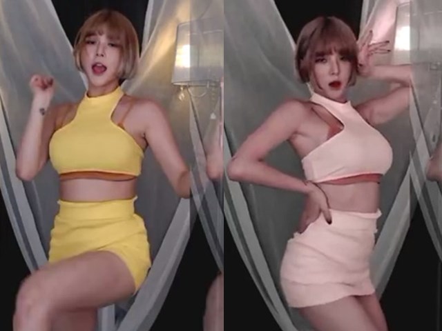 AFTV韩国超美主播【优碧】 抖臀热舞合集