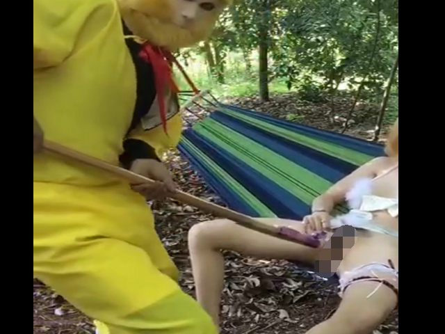 大波网红多多演绎西游记性报复