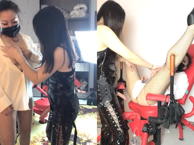 情侣主奴黑丝情趣装诱惑