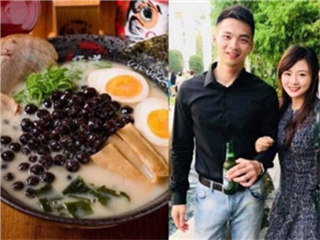 爆红「珍奶拉面」帅老板带女友3P国产自拍