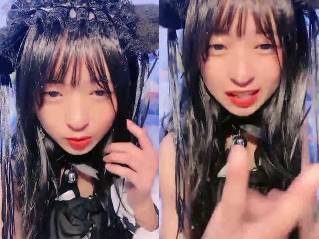 黑丝情趣装贫乳妹子疯狂揉搓嫩穴...