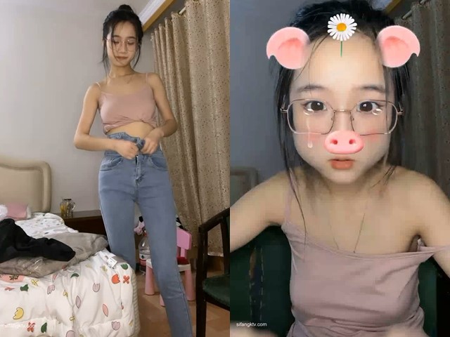 校园19岁眼睛学妹【会哎】下海脱光扒穴 找了个炮友一起玩