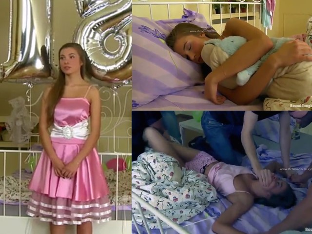 BDSM生日的惊喜 被众多单男调教捆绑打屁股 哀嚎声不断