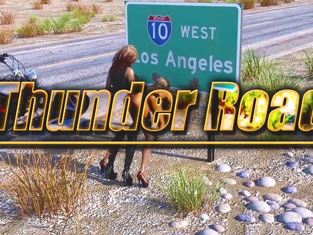 《3D.Animation》巨乳扶他与女友在重机之旅不断地做爱