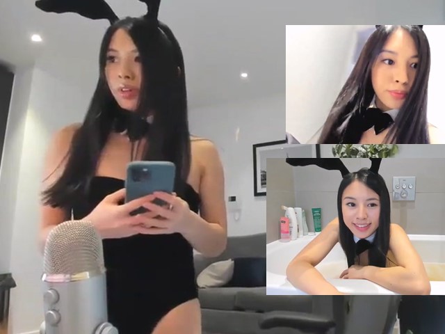 港女AwkwardPiggy Stephanie 边洗澡边聊天
