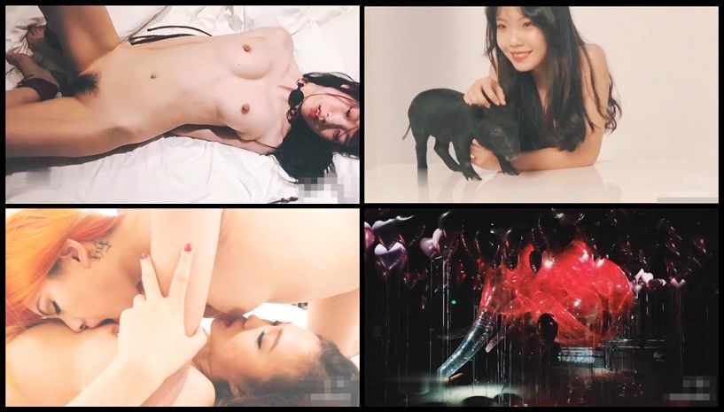 WANIMAL(王動)Q1唯美檔：雙模裸露雙乳接外賣，全裸吃火鍋岸礁外拍穿黑絲情趣下廚，(6)