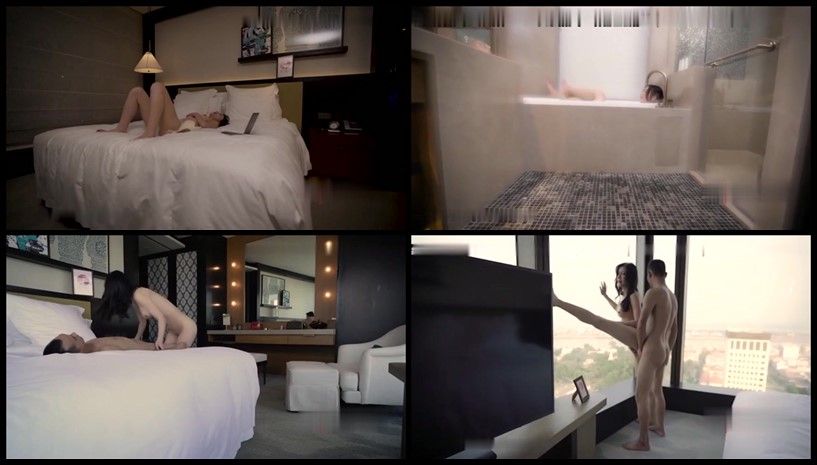 白富美极品性感美少妇寂寞难耐洗澡时被司机偷看后竟直接把他叫进来吃鸡巴啪啪，趴在露天窗户上一字马狠狠干