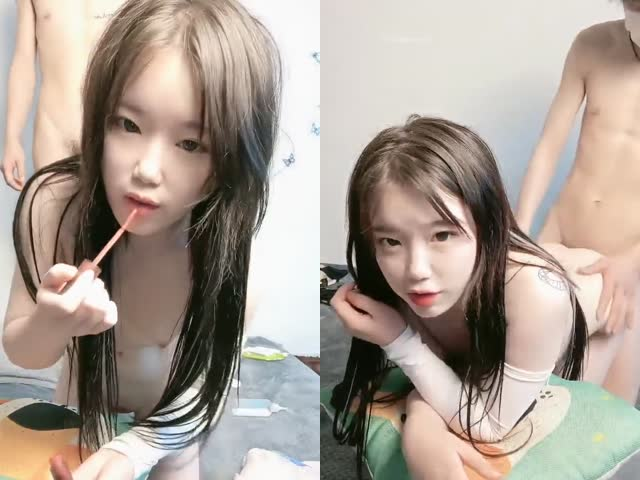 甜美萝莉,纯欲小白兔,跟帅哥直播间啪啪无套内射