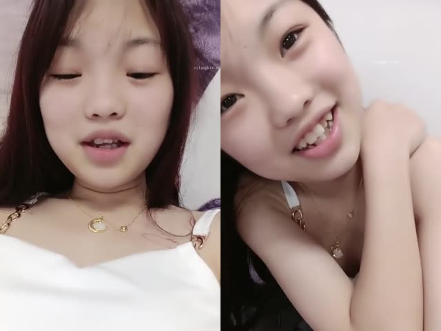 虎牙妹妹18岁,好可爱的小妹妹一对虎牙,嫩穴被塞满