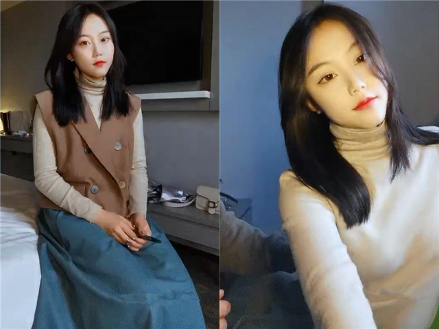 大一学生妹-下午没课，跟小男友酒店开房