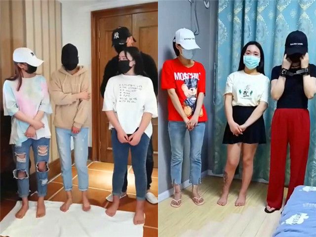 欠债肉偿系列无力偿还高利贷 被迫直播啪啪还钱