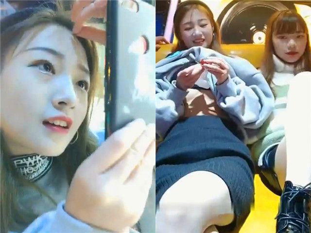 几位小哥哥约上几个嫩嫩的妹子 去到KTV包间